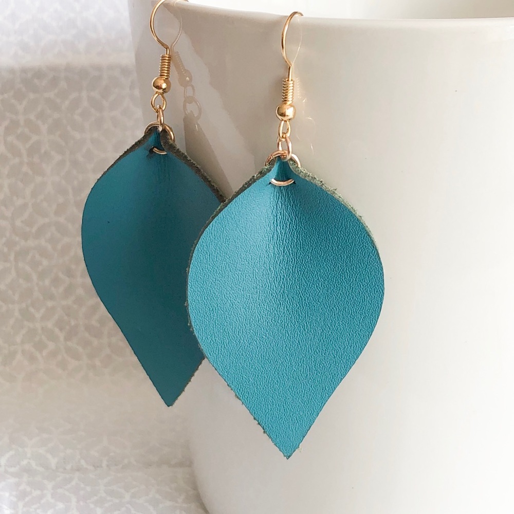 Teardrop tassel earrings